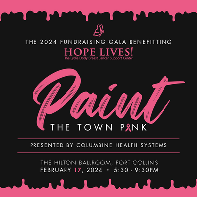 The Paint the Town Pink Gala hosted by Hope Lives!